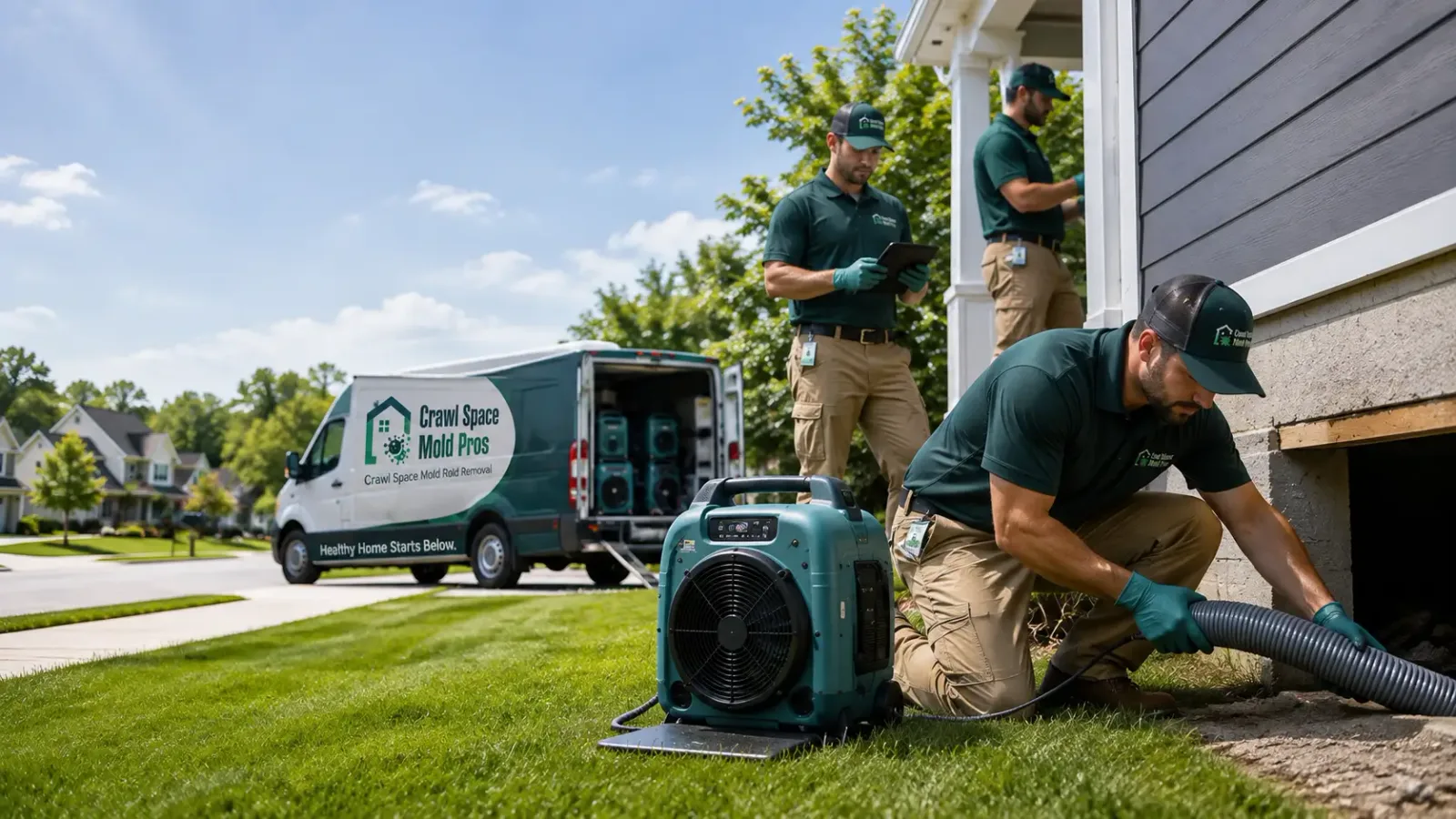 Crawl Space Mold Removal in Saunemin, IL